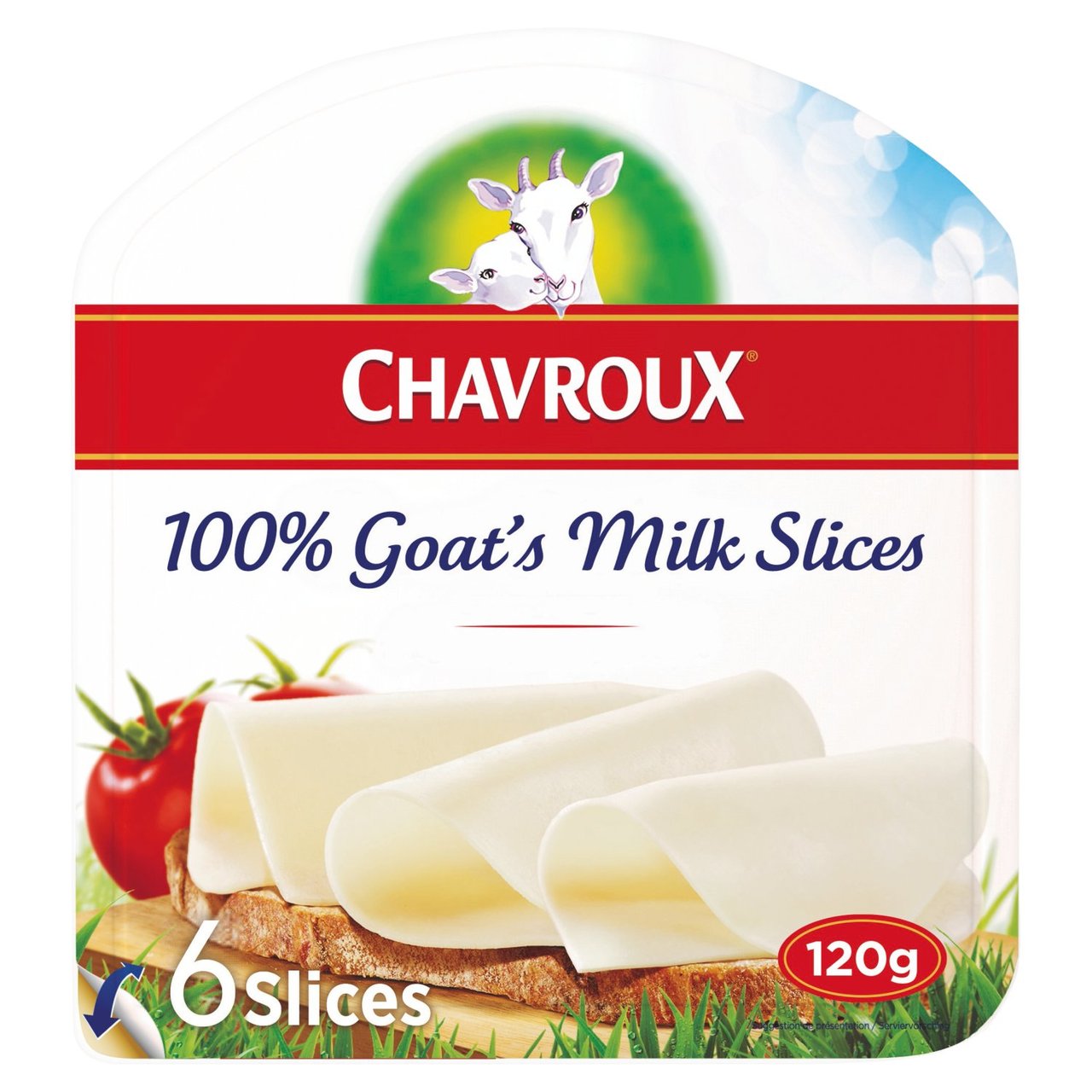 Chavroux Goats Cheese Slices