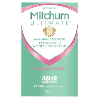 Mitchum Ultimate Women 48HR Protection Powder Fresh Clear Gel Antiperspirant & Deodorant 57g