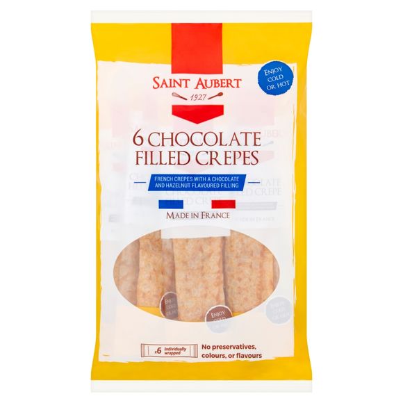 Saint Aubert 6 Chocolate Filled Crepes 180g