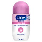 Sanex Dermo Invisible Antiperspirant Roll On Deodorant 50ml