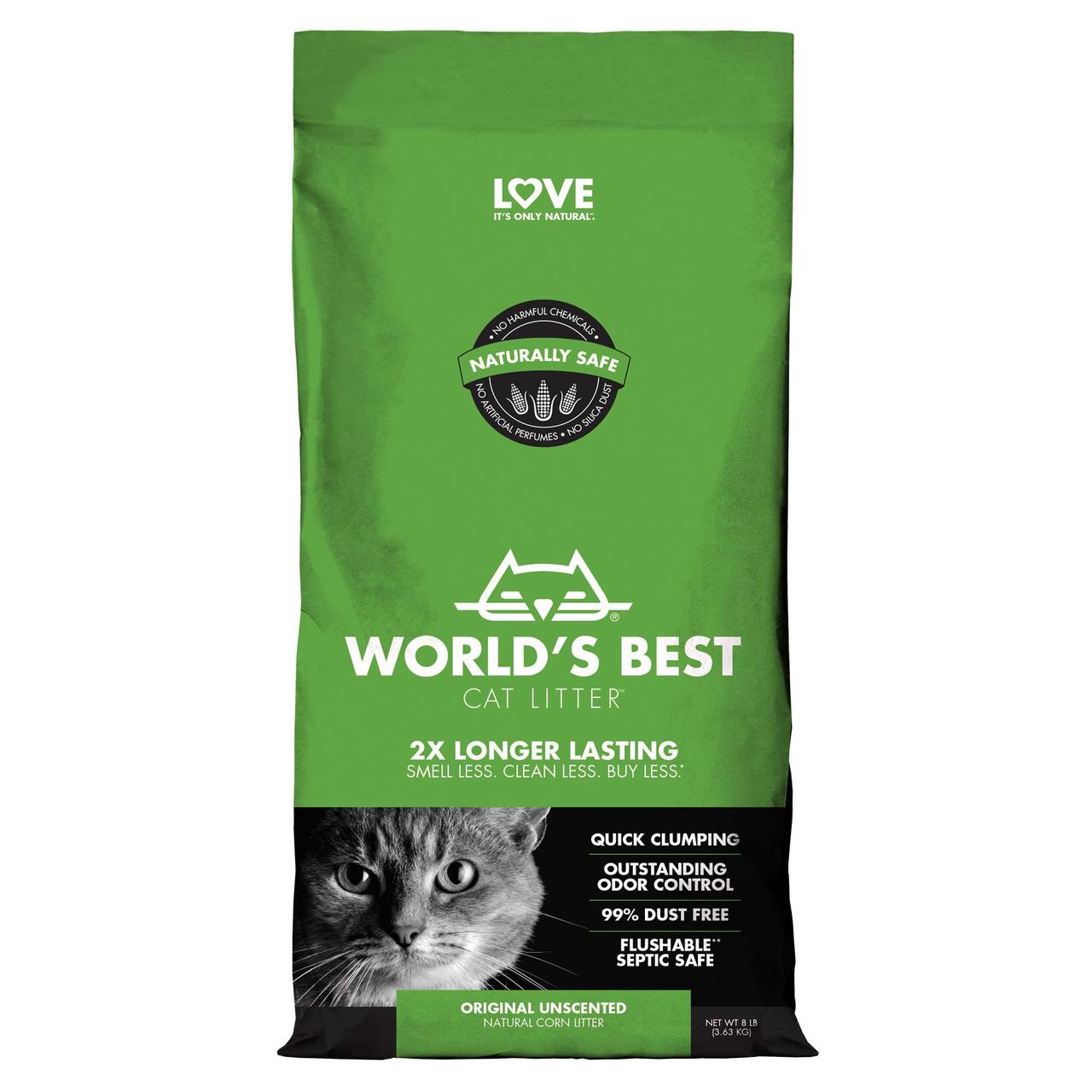 World's Best Original Unscented Clumping Cat Litter