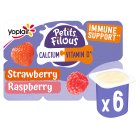 Petits Filous Kids Strawberry & Raspberry Yoghurt 6x47g