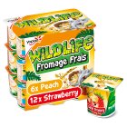 Wildlife Kids Strawberry & Peach Yoghurt Pots 18x45g