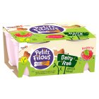 Petits Filous Kids Dairy Free Raspberry Yoghurt Pots 4x95g