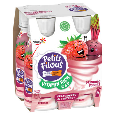 Petits Filous Vitamin Rich Strawberry & Beetroot