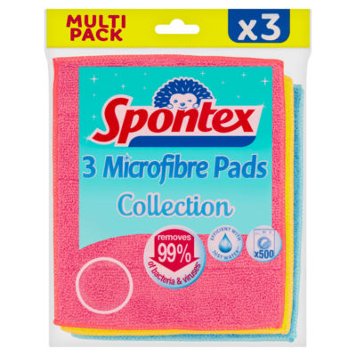 Spontex 3 Microfibre Collection Pads