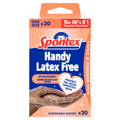 Spontex Sensitive Vinyl Disposable Gloves