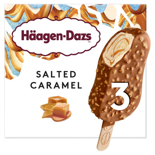 Haagen Dazs Salted Caramel Sticks  80ml