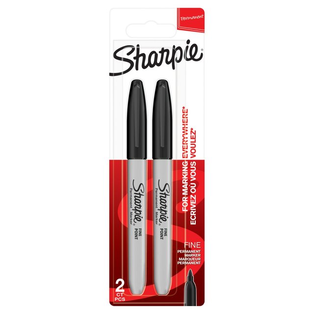 Sharpie Fine Permanent Markers 2 per pack