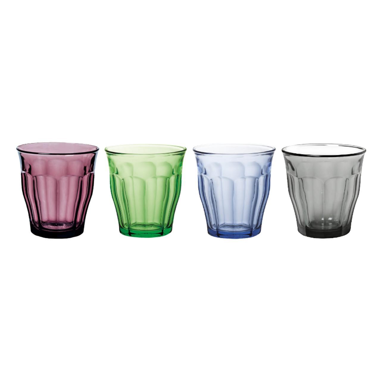 Duralex Picardie Tumblers, Mixed Colours, 250ml