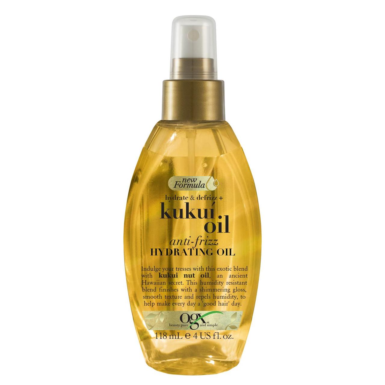 OGX Hydrate & Defrizz+ Kukui Oil Anti-Frizz Hydrating Oil