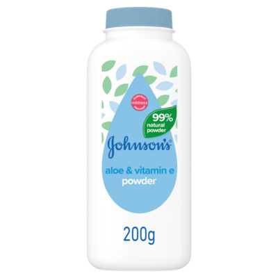 Johnson's Baby Aloe & Vitamin E Powder 200g