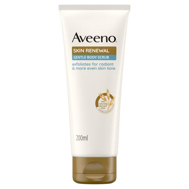 Aveeno Skin Renewal Gentle Body Scrub for Dry & Sensitive Skin 200ml