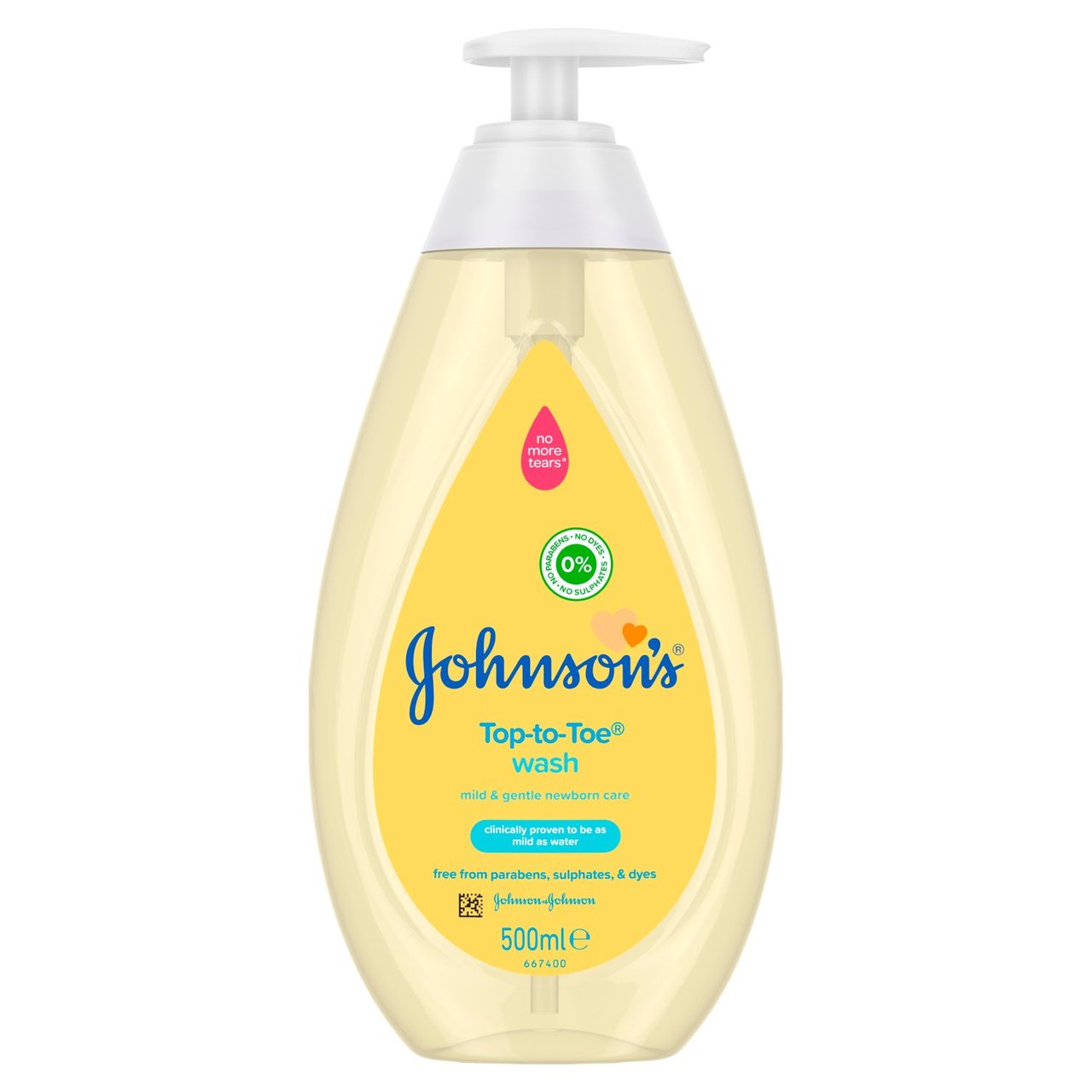 Johnson's Top To Toe Wash  500ml