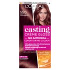 L'Oreal Paris Casting Creme Gloss Semi Permanent Hair Dye Mahogany Brown 550