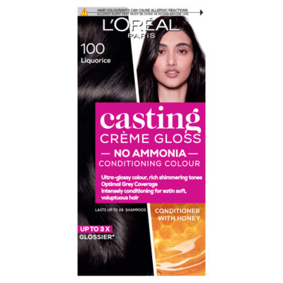 L'Oreal Casting Creme Gloss 100 Liquorice Black Semi Permanent Hair Dye