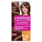 L'Oreal Casting Creme Gloss 603 Chocolate Caramel Brown Semi Permanent Hair Dye