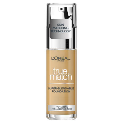 L'Oreal Paris True Match Liquid Foundation with Hyaluronic Acid 30ml and SPF (Various Shades) 7C