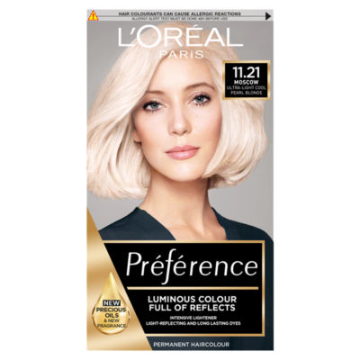 L'Oreal Preference Hair Dye Long Lasting Luminous Permanent Hair Colour 11.21 Moscow