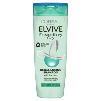 L'Oreal Elvive Extraordinary Clay Re-Balancing Shampoo 500ml