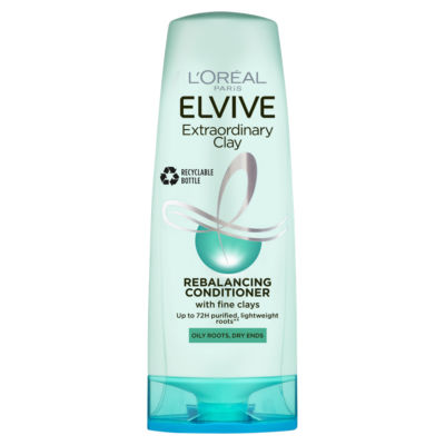 L'Oreal Elvive Extraordinary Clay Re-Balancing Conditioner 400ml