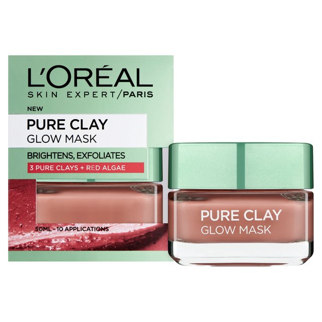 L'Oreal Pure Clay Glow Mask  50ml