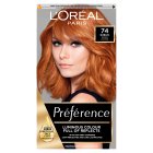 L'Oreal Preference Infinia P74 Mango Intense Copper Hair Dye