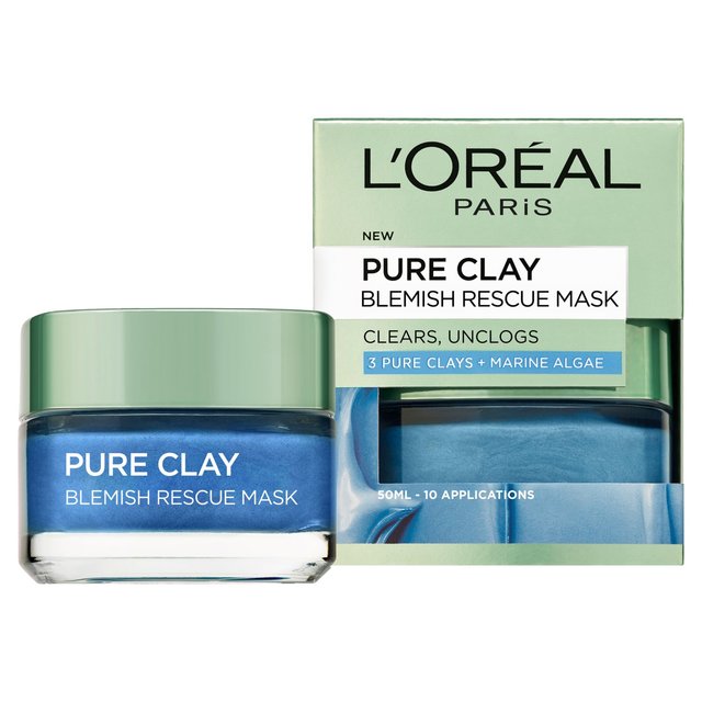 L' Oreal Paris Pure Clay Blemish Rescue Mask 50ml