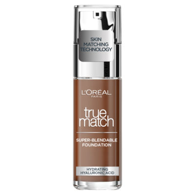 L'Oreal Paris True Match Liquid Foundation with Hyaluronic Acid 30ml and SPF (Various Shades) 10N