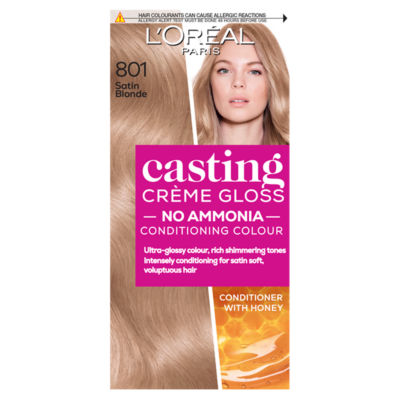 L'Oreal Casting Creme Gloss 801 Satin Blonde Semi Permanent Hair Dye