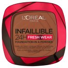 L'Oreal Paris Infallible 24H Foundation in a Powder, Shade 375 Deep Amber