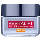 L'Oreal Paris Revitalift Filler Anti Ageing Anti-Wrinkle SPF 50 Deep Replumping Cream 50ml