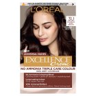 L'Oreal Excellence Universal Nudes Universal Dark Brown 3U with Complexion Flattering Reflects