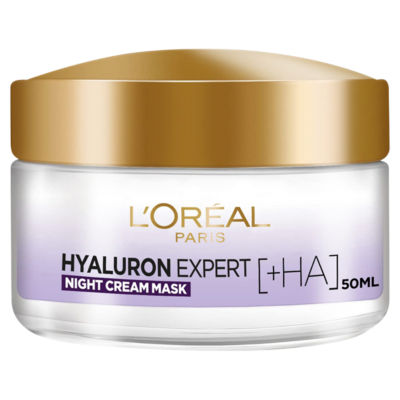 L'Oreal Paris Hyaluron Expert Replumping Moisturising Care Night Cream Mask