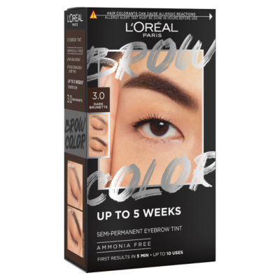 L'Oreal Brow Color, Semi-permanent tint, 3.0 Dark Brunette