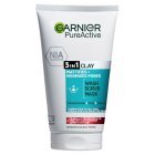 Garnier Pure Active 3in1 Clay Cleanser  150ml