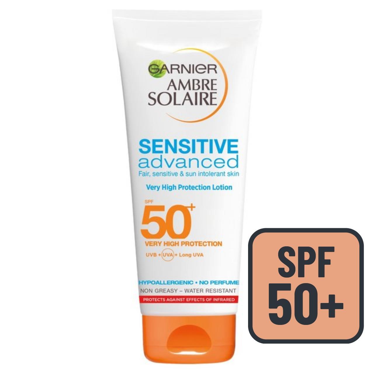Ambre Solaire SPF 50+ Sensitive Sun Cream 