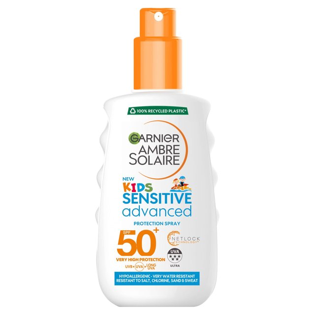 Ambre Solaire Kids Sensitive Sun Cream Spray SPF50+  150ml
