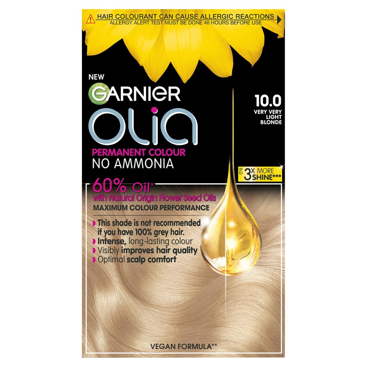 Garnier Olia 10.0 Very Light Blonde Permanent Hair Dye