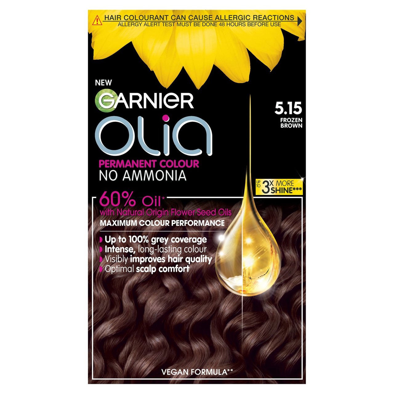 Garnier Olia 5.15 Frosted Chocolate Brown Permanent Hair Dye