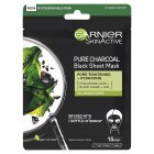 Garnier Skin Active Pure Charcoal Black Tissue Mask 28g