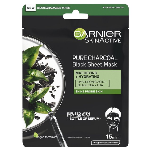 Garnier Skin Active Pure Charcoal Black Tissue Mask 