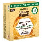 Garnier Ultimate Blends Honey Treasures Strengthening Shampoo Bar for Damaged Hair 60g