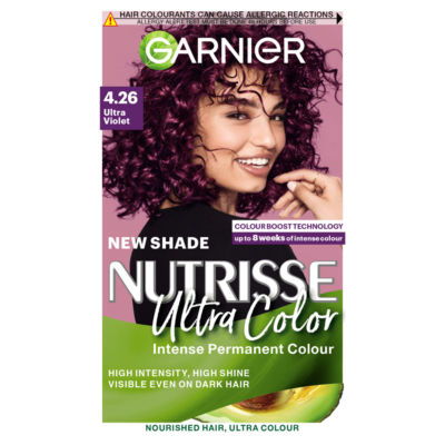 Garnier Nutrisse Ultra Color Intense Permanent Hair Dye Ultra Violet