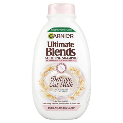 Garnier Ultimate Blends Delicate Oat Milk Soothing Vegan Shampoo 400ml