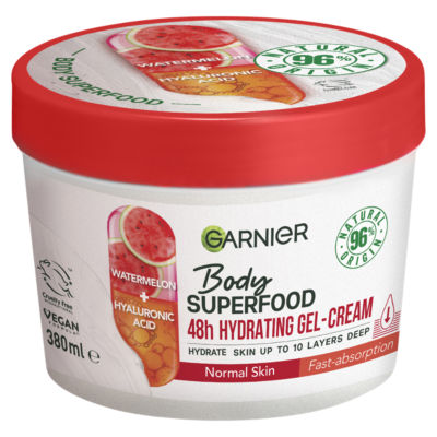 Garnier Body Superfood Body Gel-Cream, With Watermelon & Hyaluronic Acid