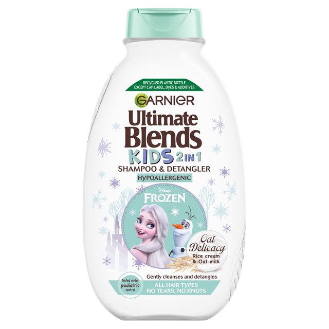 Garnier Ultimate Blends 2-in-1 Kids Oat Milk & Rice Cream No Tears Shampoo