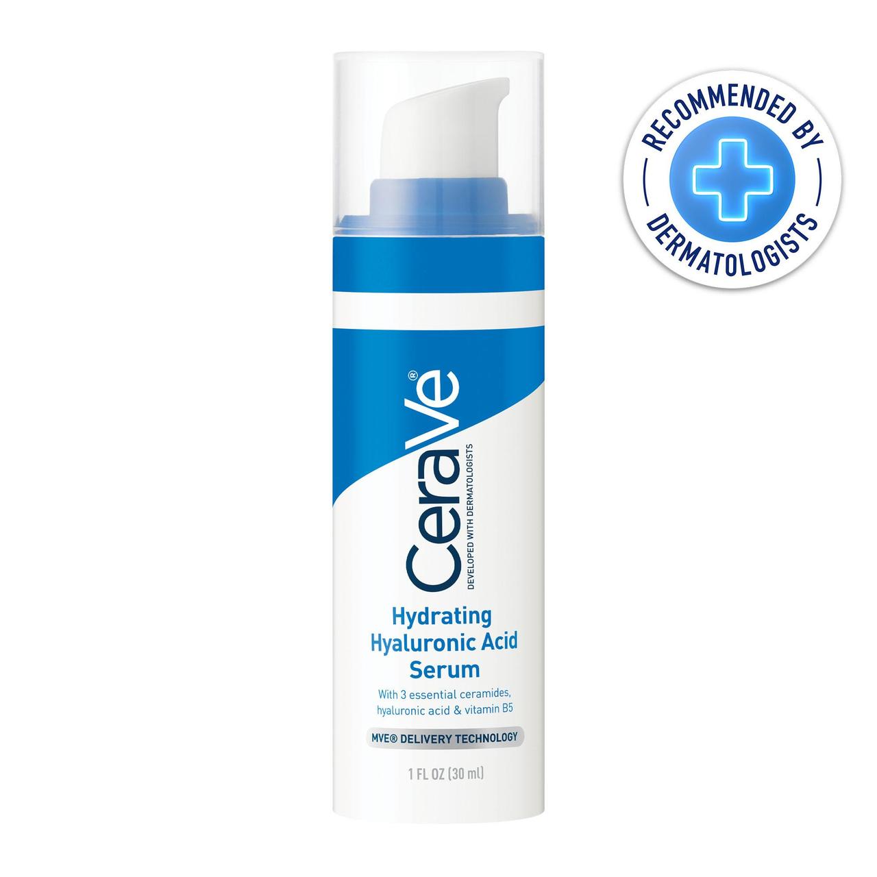 CeraVe Hydrating Hyaluronic Acid Serum with Ceramides for All Skin Types