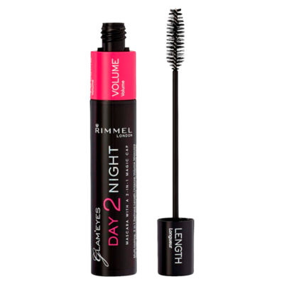 Rimmel London Glam Eyes Day 2 Night Mascara 001 Black 8ml