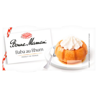 Bonne Maman Baba Au Rhum 2 x 140g (280g)